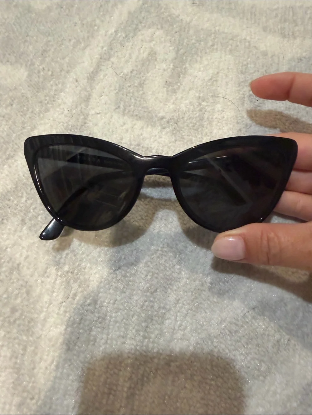 Prada Black Cat-Eye Sunglasses